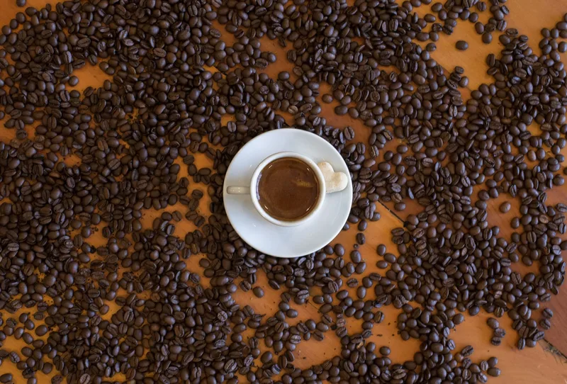 La Colombe espresso shot at Pier 69 Market, Bay Ridge Brooklyn