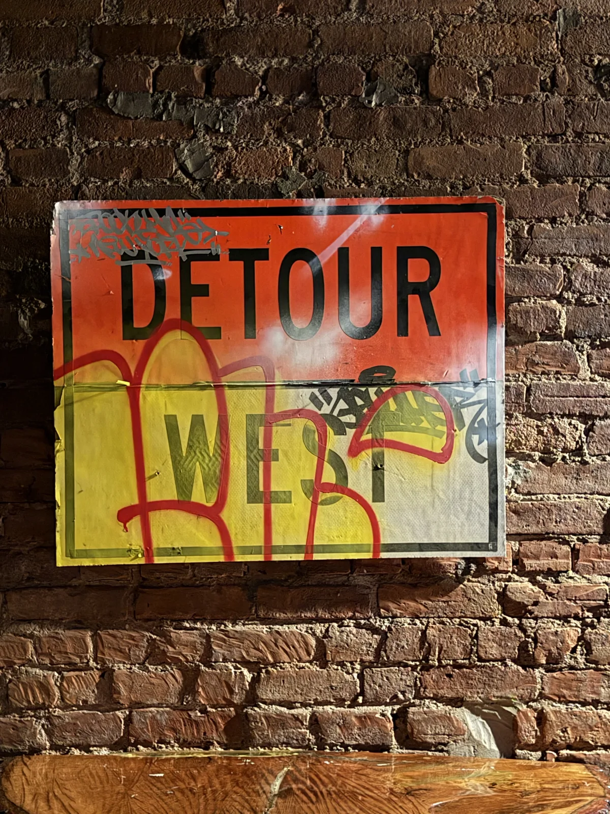 Street art by Gouch on display at Pier 69 Market in Bay Ridge, Brooklyn